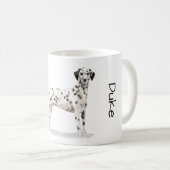 Liebe meinen Dalmatiner  Kaffeetasse (VorderseiteRechts)