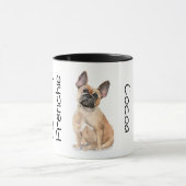Liebe meinen Frenchie (braun) Tasse (Zentrum)