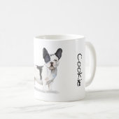 Liebe meinen Frenchie Kaffeetasse (VorderseiteRechts)