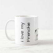 Liebe meinen Frenchie Kaffeetasse (Links)
