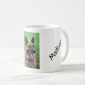 Liebe meinen Hund, mit deinem Namen, deinen Hund Kaffeetasse (VorderseiteRechts)