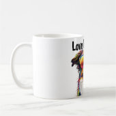 Liebe meinen Hund Tasse (Links)
