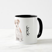 Liebe meinen Jack Russell  Tasse (VorderseiteRechts)
