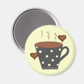 Liebe meinen Kaffee... Magnet (Vorderseite/Rückseite)