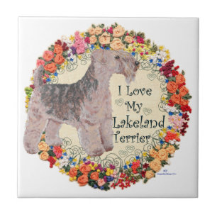 Liebe meinen Lakeland Terrier Fliese