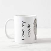 Liebe meinen Pudel Kaffeetasse (Links)