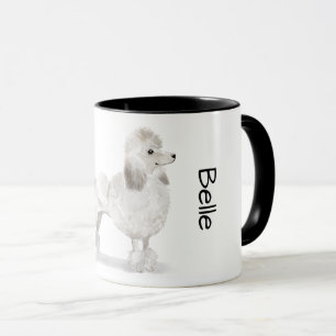 Liebe meinen Pudel (weiß) Tasse