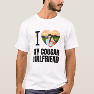 Liebe meinen Puma Lustige ältere Freundin Dating Z T-Shirt