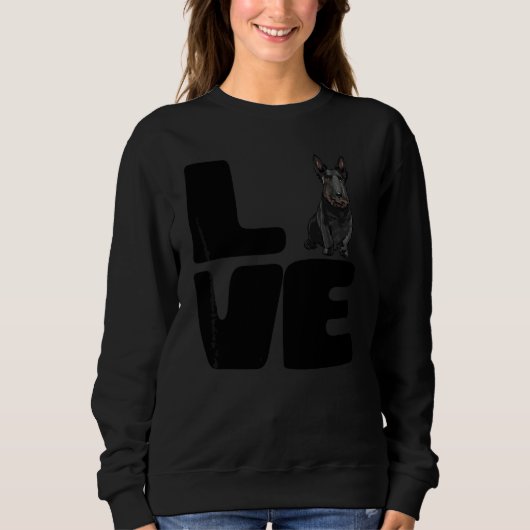 Liebe meinen schottischen Terrier-Hund Sweatshirt (Vorderseite)
