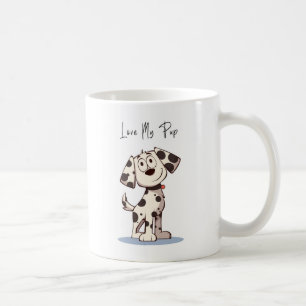 Liebe Meinen Welpen Tasse – Süße Hunde-Illustratio