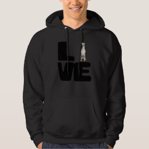 Liebe meinen Whippet-Hund Hoodie