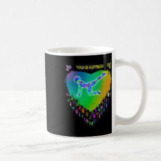 Liebe Meinen Yoga Regenbogenfarbenen Glasmalerei M Kaffeetasse
