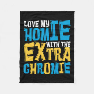 Liebe meiner Heimat mit dem Extra Chromie Down Syn Fleecedecke