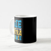 Liebe meiner Heimat mit dem Extra Chromie Down Syn Kaffeetasse (Vorderseite Links)