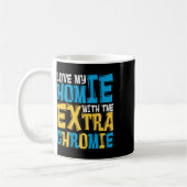 Liebe meiner Heimat mit dem Extra Chromie Down Syn Kaffeetasse (Links)