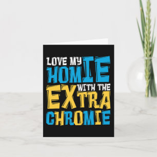 Liebe meiner Heimat mit dem Extra Chromie Down Syn Karte