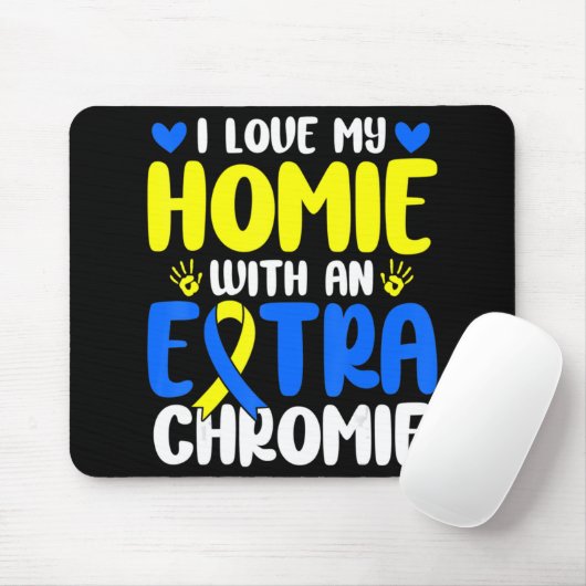 Liebe meiner Heimat mit dem Extra Chromie Down Syn Mousepad (Mit Mouse)
