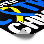 Liebe meiner Heimat mit dem Extra Chromie Down Syn Poster (Ecke)