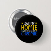 Liebe meiner Heimat mit Extra Chromie Button (Vorne & Hinten)