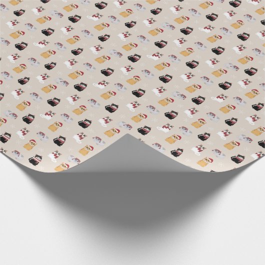 Liebe meiner Katzen Geschenkpapier (Ecke)