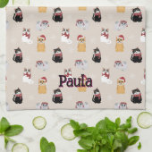 Liebe meiner Katzen Geschirrtuch (Gefaltet)