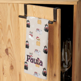 Liebe meiner Katzen Geschirrtuch