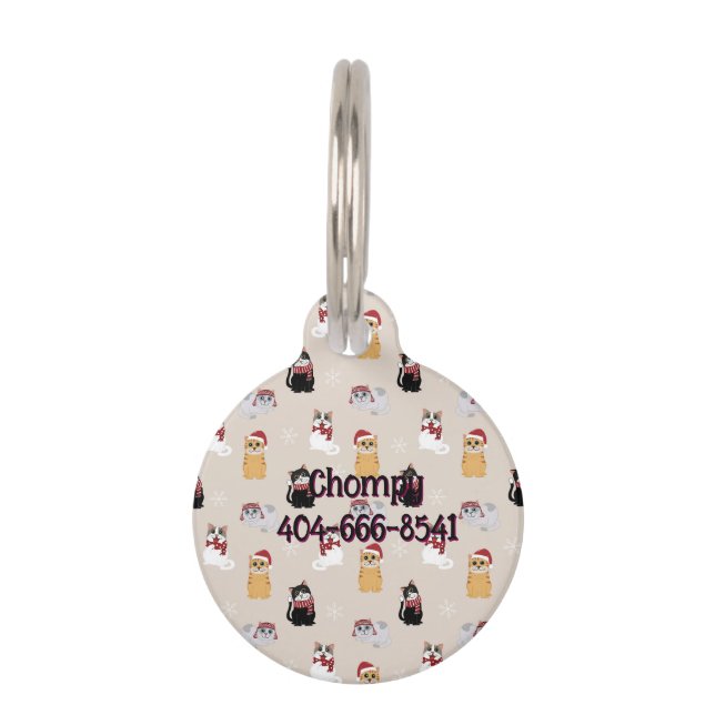 Liebe meiner Katzen Haustiermarke (Vorderseite)