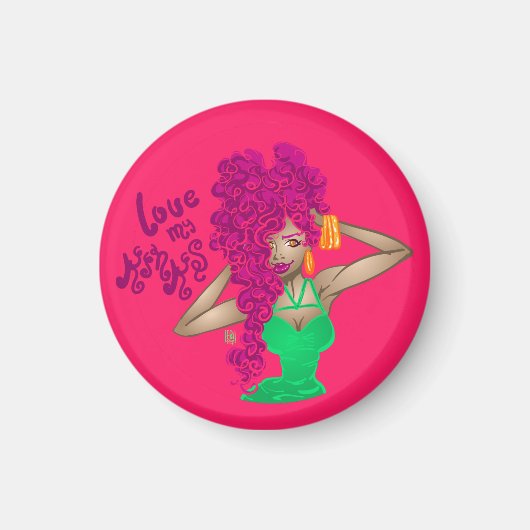 Liebe meiner Kinzen Magnet (Vorne)