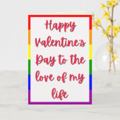 Liebe meiner lebenslangen LGBT-Karte Karte (Gelbe Blume)