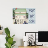 Liebe meiner Mutter - Muttertag Poster (Heimbüro)