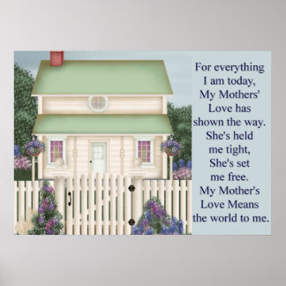 Liebe meiner Mutter - Muttertag Poster