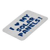 Liebe meiner Solarzellen Magnet (Linke Seite)