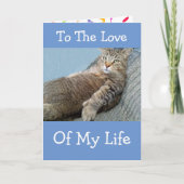 Liebe meines Geburtstages Karte (Vorderseite)