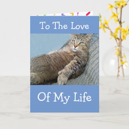 Liebe meines Geburtstages Karte (Gelbe Blume)