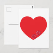Liebe meines Hundes Postkarte (Vorne/Hinten)