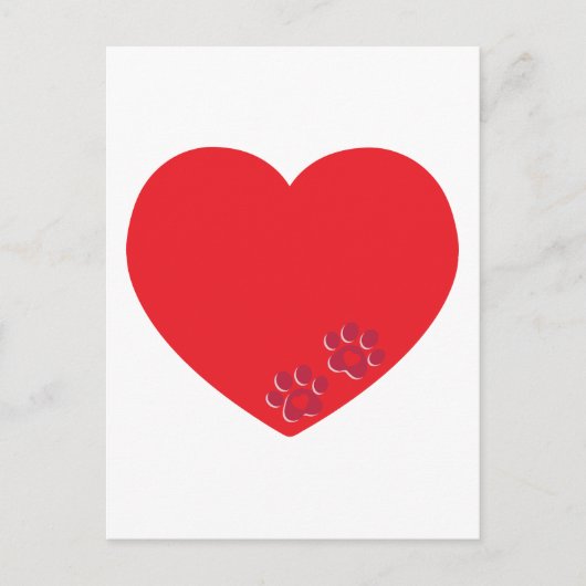 Liebe meines Hundes Postkarte (Vorderseite)