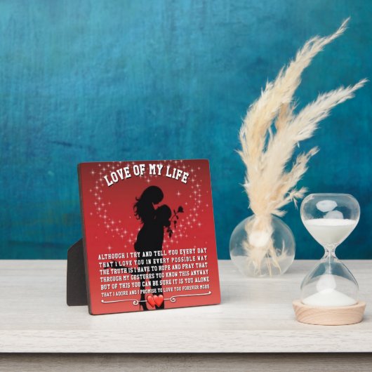 Liebe meines Lebens Fotoplatte (InSitu)