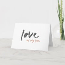 Liebe meines Lebens | Modern Minimal Für Immer Ewr