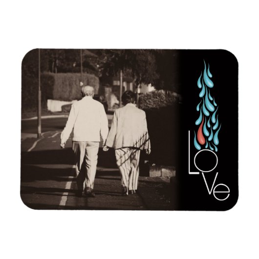 Liebe Memorial DIY Printable Foto Magnet Keepake (Horizontal)