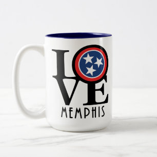 LIEBE Memphis 15oz Zweifarbige Tasse