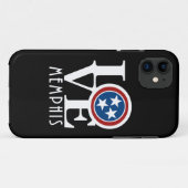 LIEBE Memphis Case-Mate iPhone Hülle (Rückseite (Horizontal))