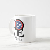 LIEBE Memphis Kaffeetasse (Vorderseite Links)