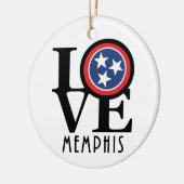 LIEBE Memphis Keramik Ornament (Links)