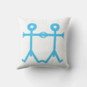 Liebe Men Icon Art Kissen (Rückseite)