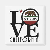 Liebe Menlo Park California Magnet (Vorne)