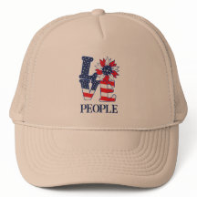 Liebe Menschen Trucker Hut