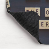 Liebe Menschen verwenden Dinge, positive Worte Mousepad (Ecke)