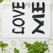 Liebe MEow Geschirrtuch (Gefaltet)