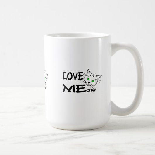 Liebe MEow Kaffeetasse (Rechts)
