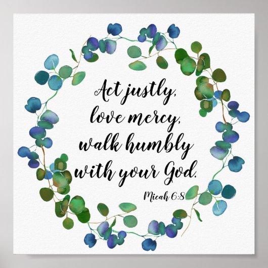 Liebe Mercy Scripting Custom Inspiration Zitat Poster (Vorne)